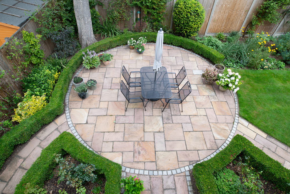 natural stone patio