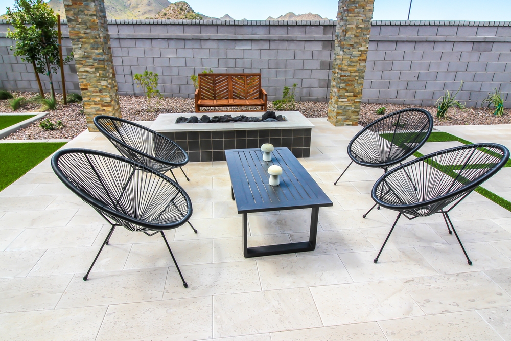tile patio material