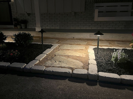 landscape lighting pathway